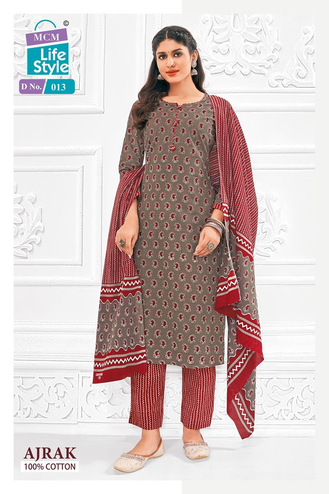 Ajrak Vol 1 By MCM Cotton Printed Kurti With Bottom Dupatta Wholesale Price In Surat